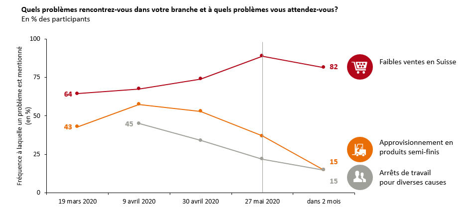 Grafik Befragung zu Problemen