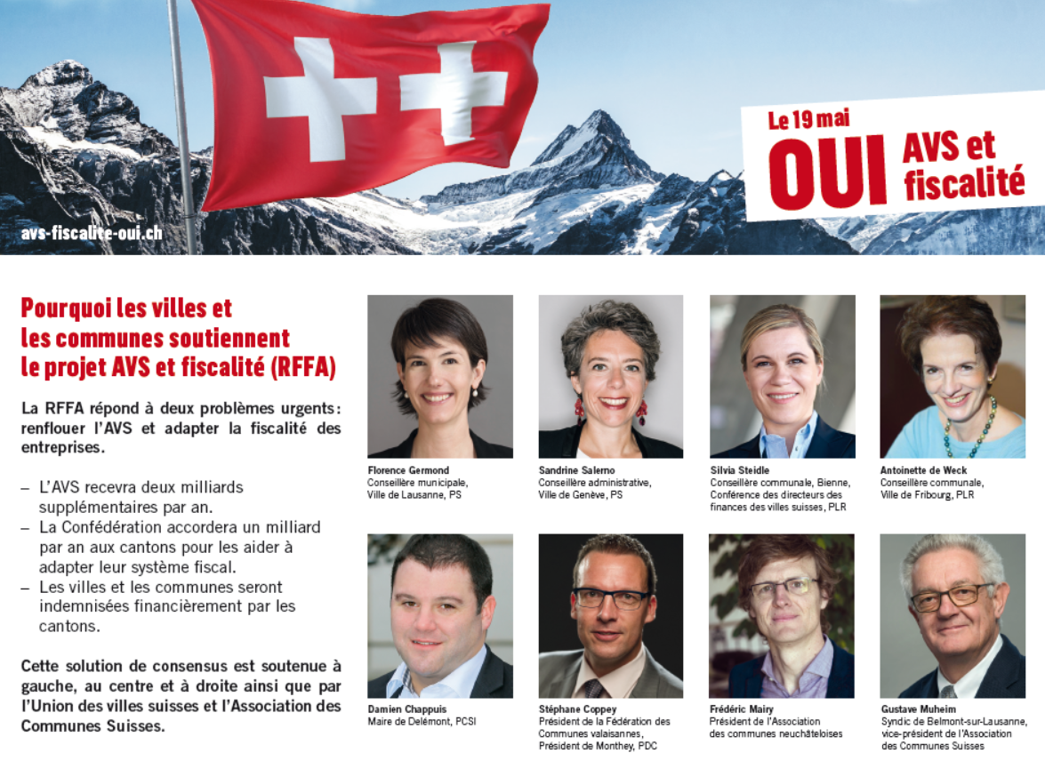 Annonce AVS fiscalie Matin dimanche