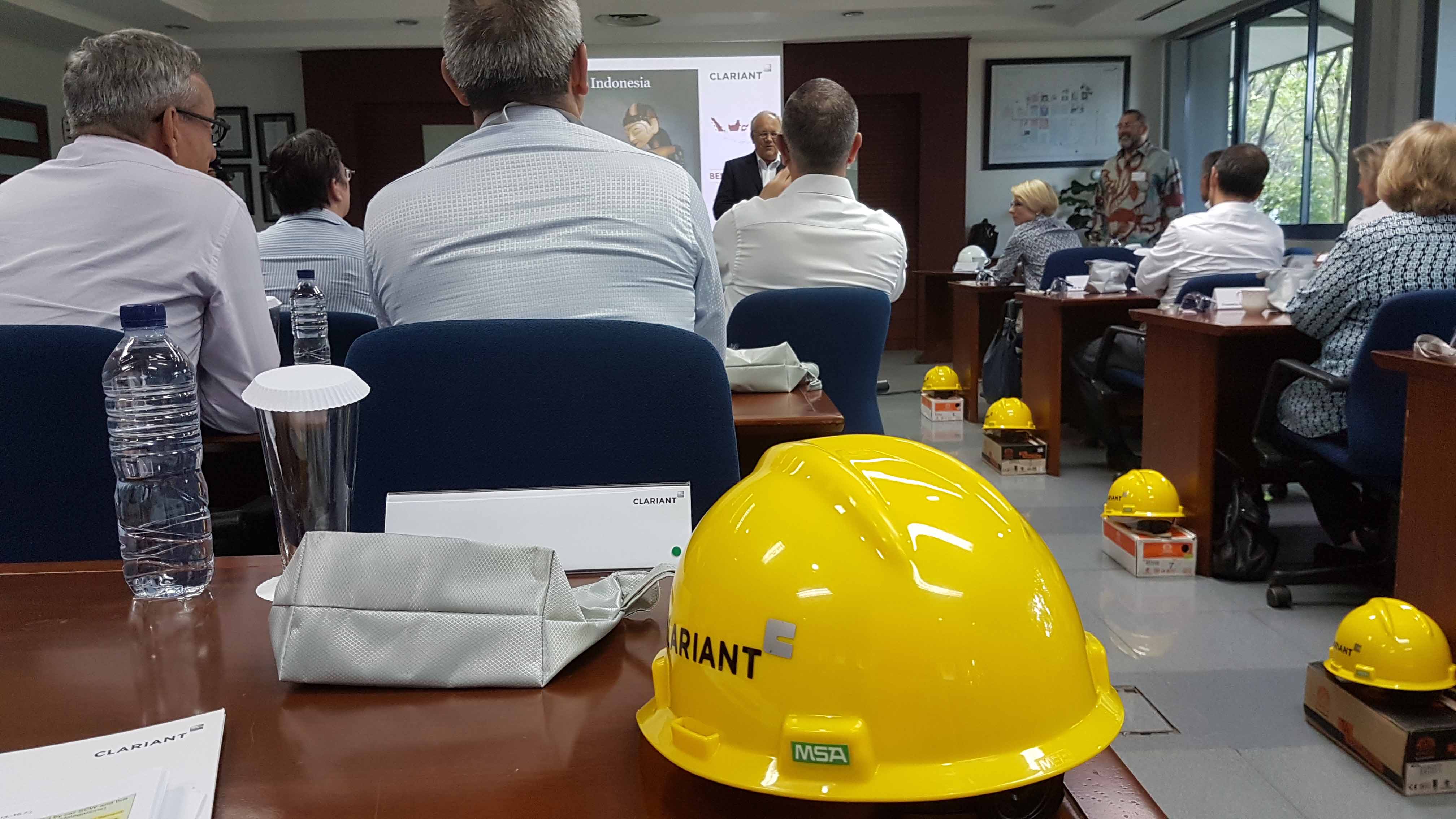Bei einem Firmenbesuch in Tangerang