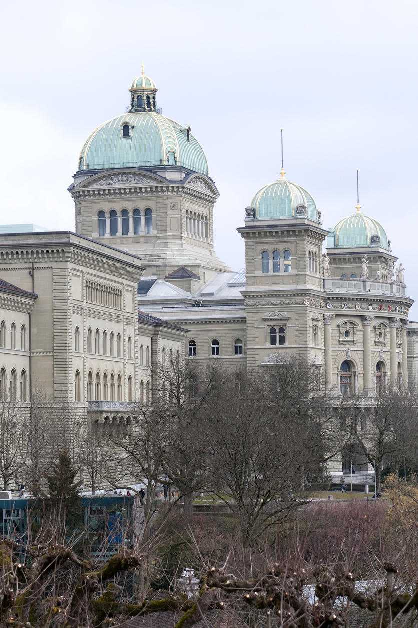 Bundeshaus im Winter