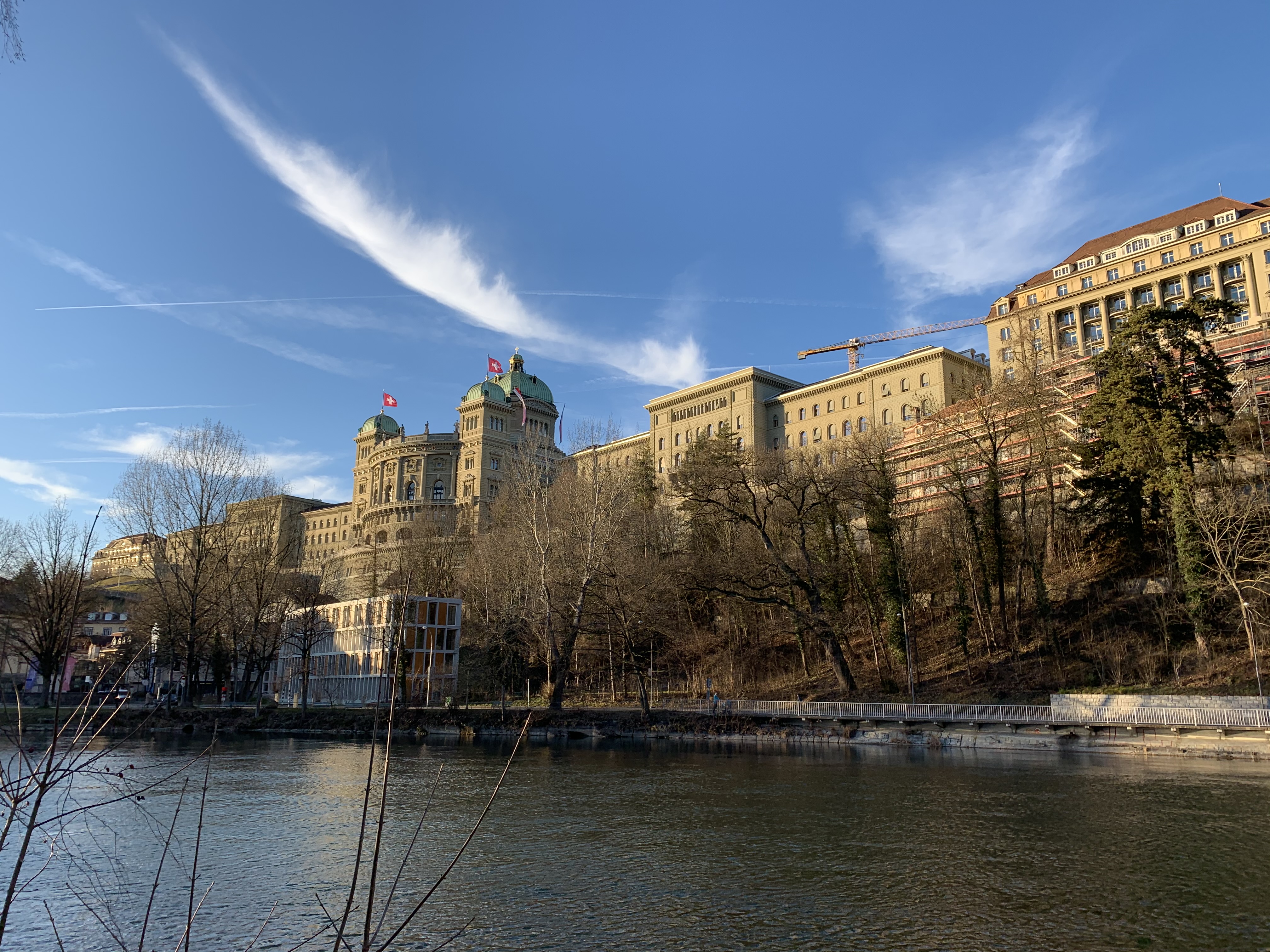 Bundeshaus im Frühjahr