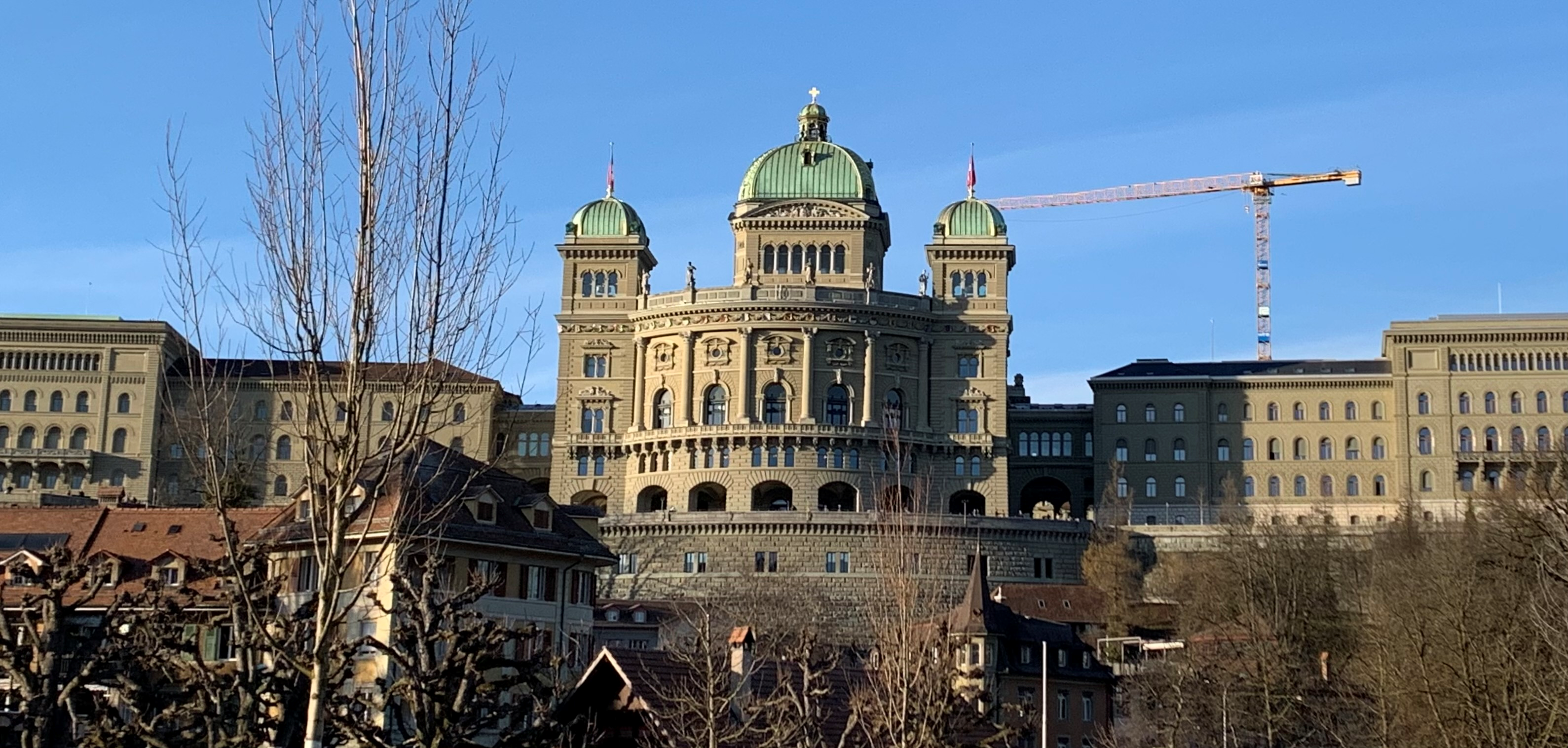 Frontansicht des Bundeshauses
