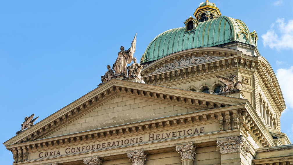 Teil des Bundeshauses in Bern