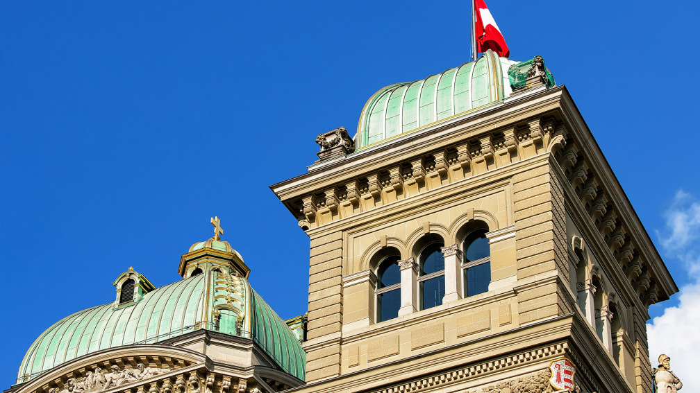 Teil des Bundeshauses in Bern