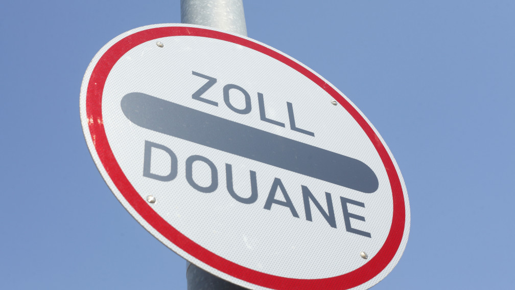 Zoll Schild