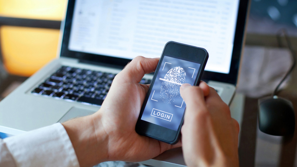 Handy mit Fingerabdruck Login
