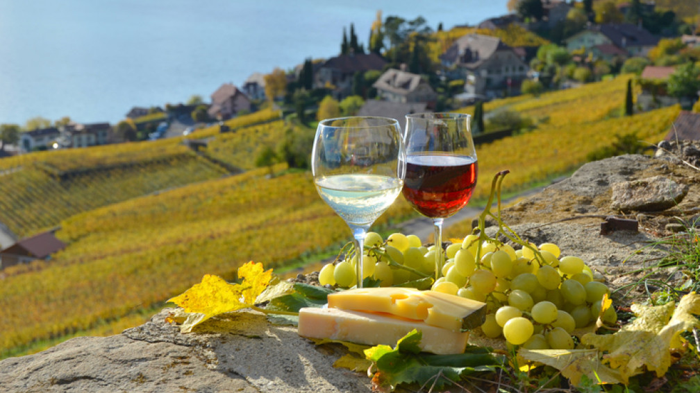 Käse und Wein