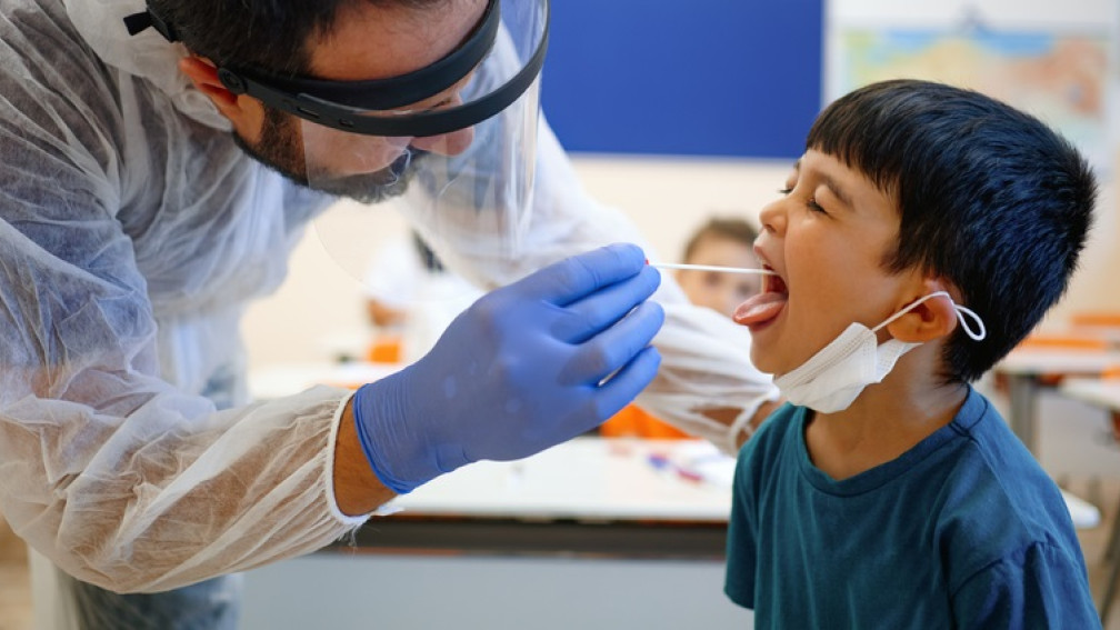 Test de masse Covid dans une école