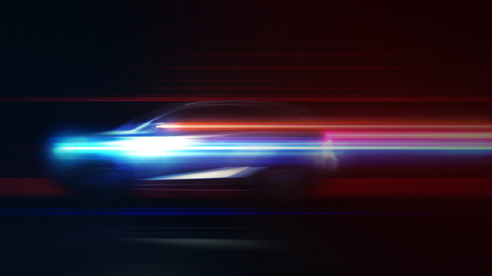 Bewegendes verschwommenes Auto