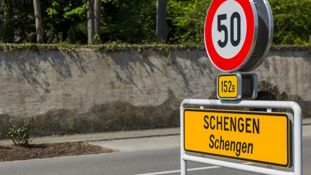 Schengen Schild