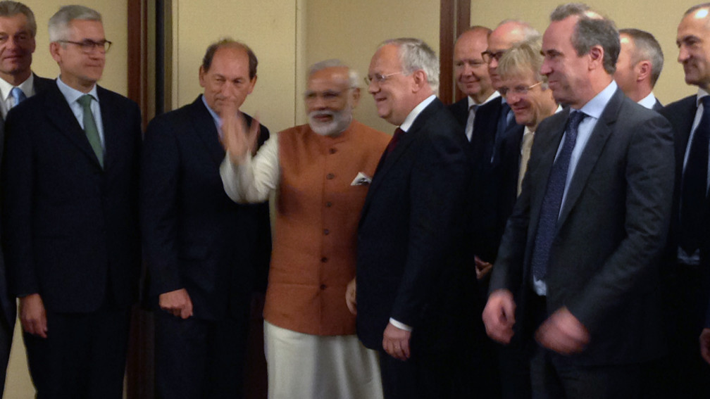 Gruppe mit Narendra