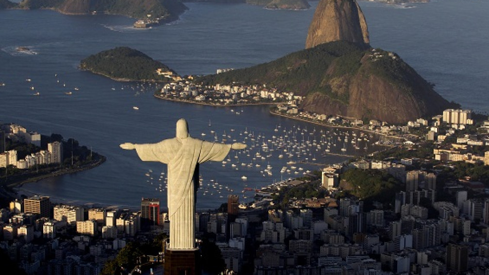 Cristo Redentor Blick über Rio de Janeiro