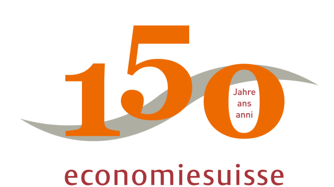 Logo 150 Jahre economiesuisse