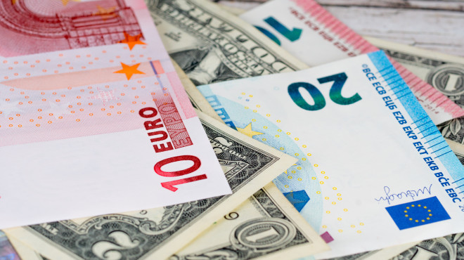 Dollar und Euro