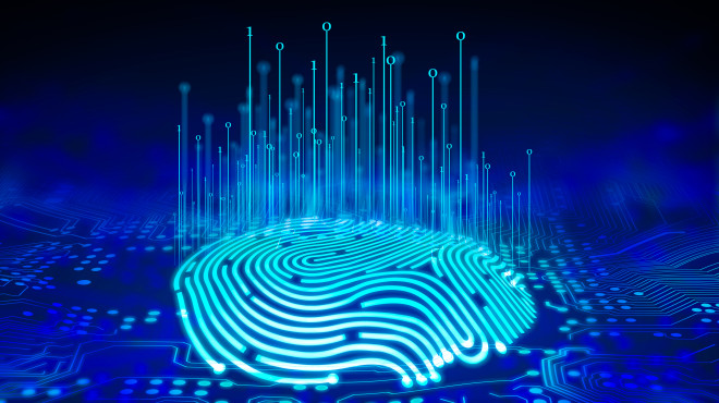 Digitaler Fingerabdruck
