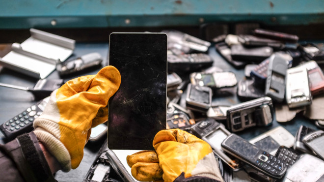 Recyclage de téléphones mobiles