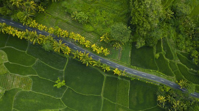 Strasse in Indonesien