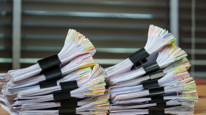 Papier Bündel
