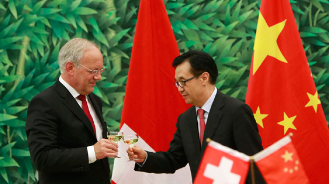Bundesrat Schneider-Amman in China