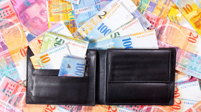 Portemonnaie mit Geld