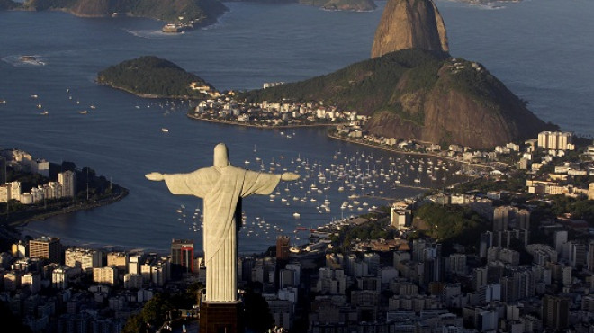 Cristo Redentor Blick über Rio de Janeiro