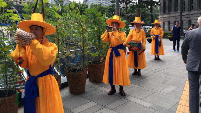 Südkoreanische parade