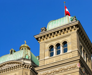 Teil des Bundeshauses in Bern