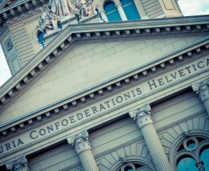 Ausschnitt des Bundeshauses Bern