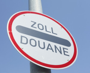Zoll Schild