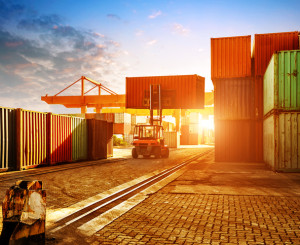 Transfert de conteneurs industriels