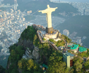 Cristo Redentor Blick über Rio de Janeiro