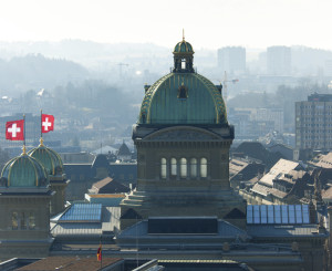 Bundeshaus aus der Luft