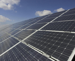 Solaranlage auf einem Hausdach