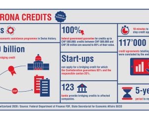 Info Graphic about the "Corona Credits"