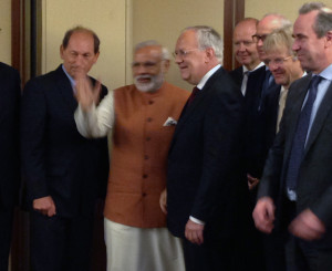 Gruppe mit Narendra