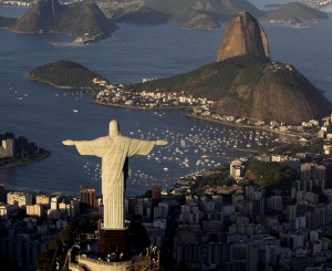 Cristo Redentor Blick über Rio de Janeiro