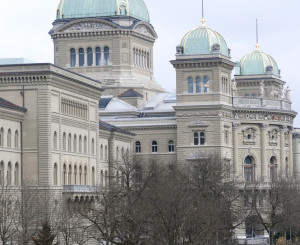 Bundeshaus im Winter