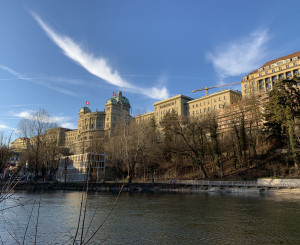 Bundeshaus im Frühjahr