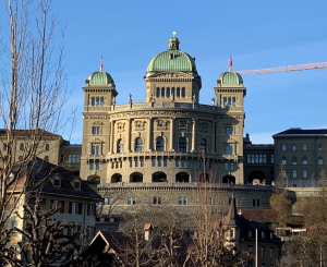 Frontansicht des Bundeshauses